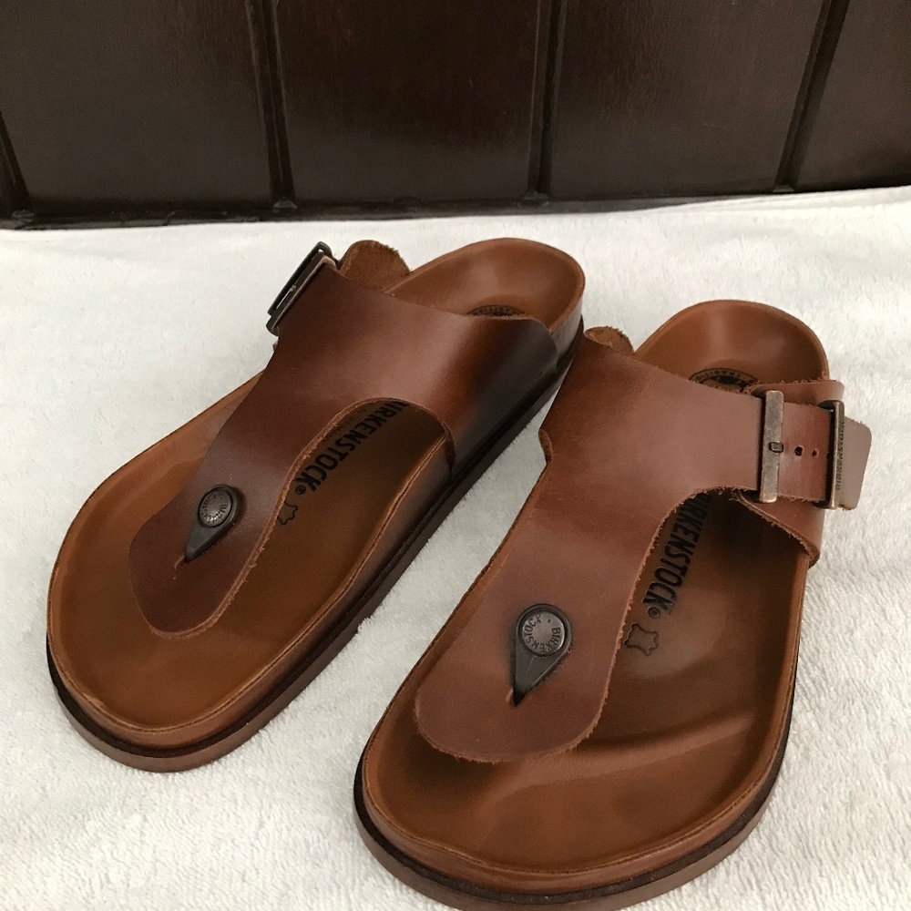 Birkenstock Mens Exquisite Ramses Sandals Cognac 41R